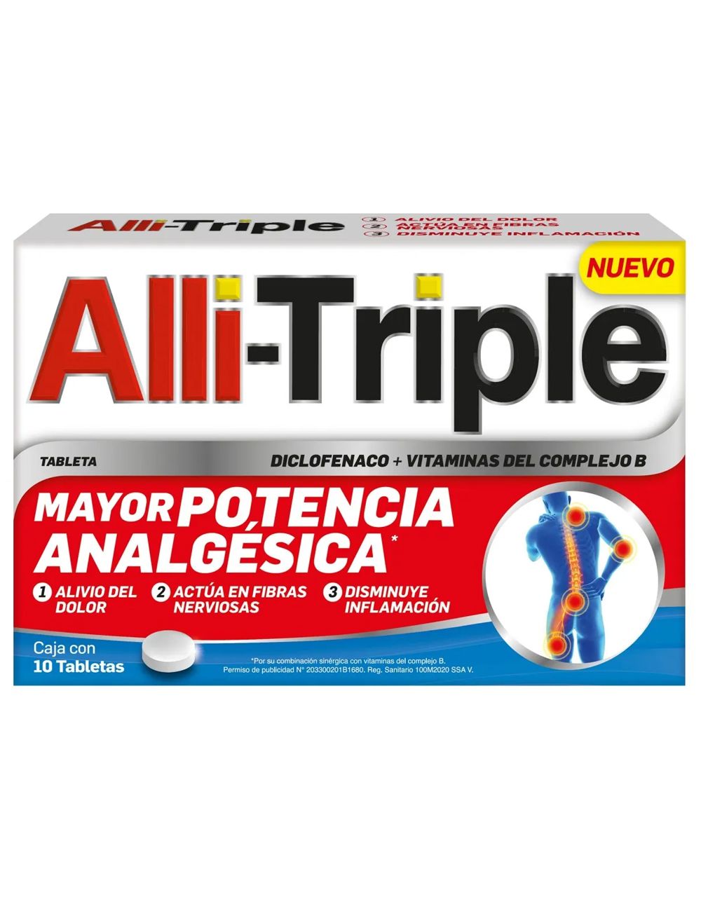 Alli-Triple Tabl X 10