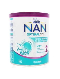 Nan 2 Optimal Pro Polvo Lata 760G X 1