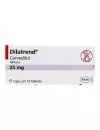 Dilatrend Tabl 25Mg X 14