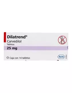 Dilatrend Tabl 25Mg X 14