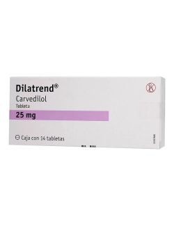 Dilatrend Tabl 25Mg X 14