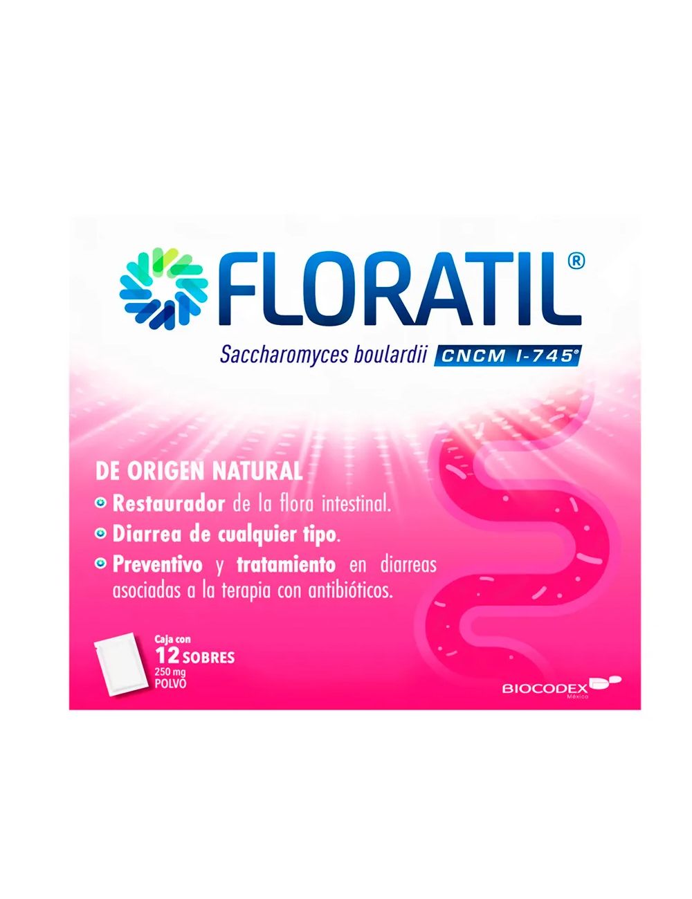 Floratil Pvo.Sob.Paed 250Mg1G X 12