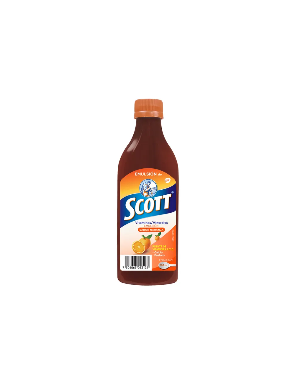 Emulsion Scott Liqd Naranja 400Ml X 1