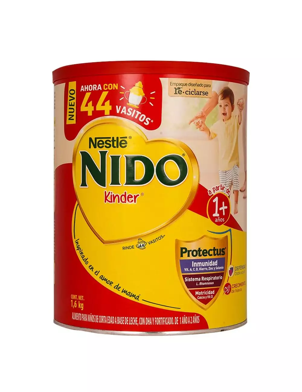 Leche Nido Ki.1Mas Polvo Lata 1600G X 1