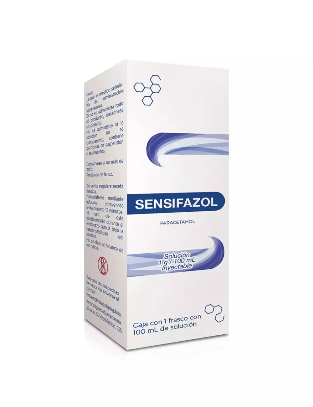 Sensifazol Vial I.V. In 1G 100Ml X 1