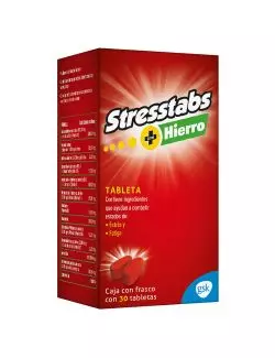 Stresstabs 600 Tabl Hierro X 30