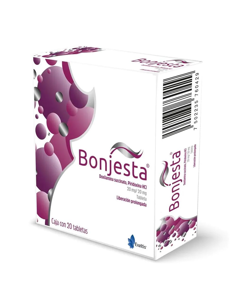 Bonjesta 20mg Caja con 20Tabletas