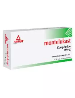 Montelukast 10 mg - 20 comprimidos | Montelukast | Amsa Laboratorios
