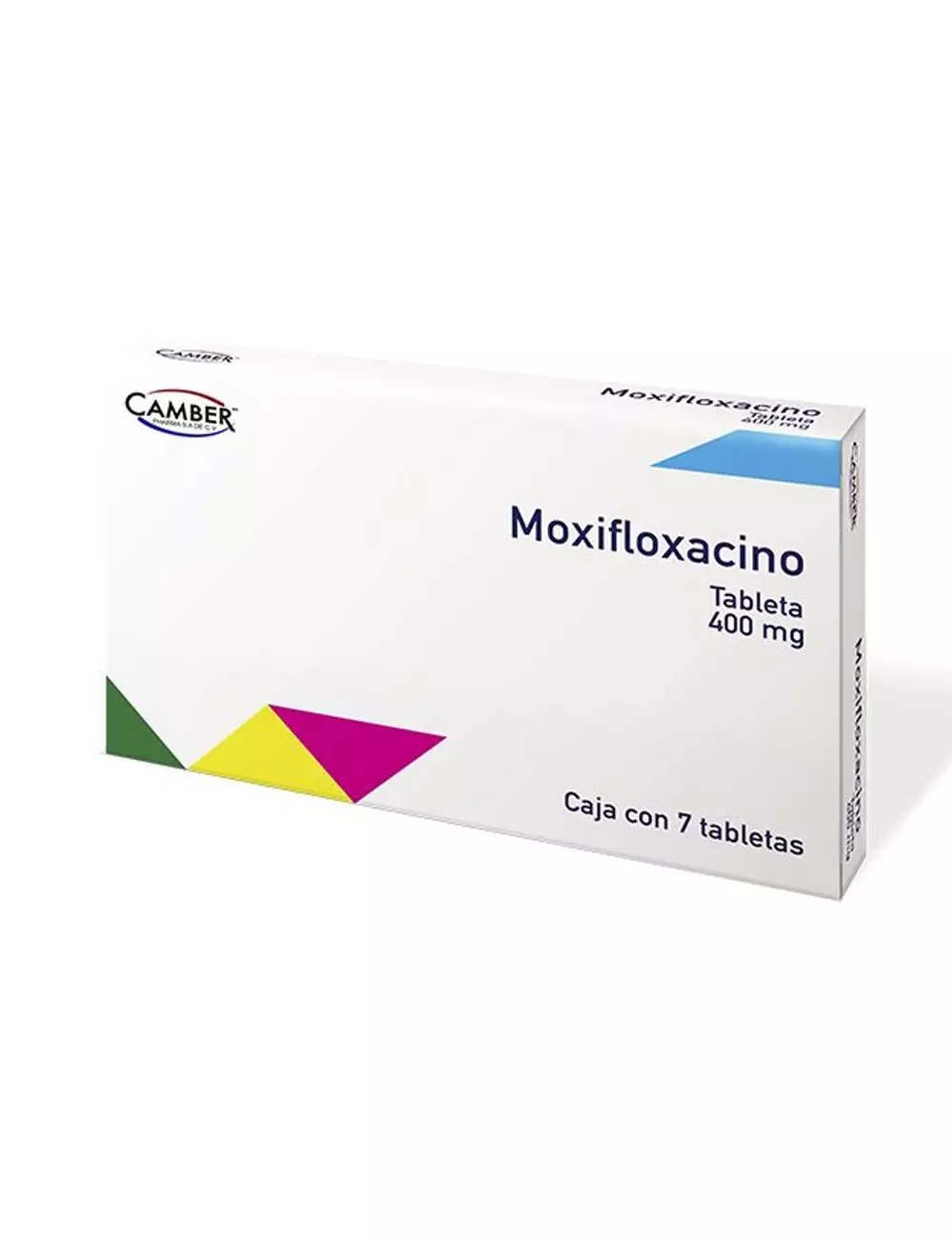 Moxifloxacino 400 mg - 7 tabletas| Camber Pharma