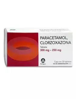 Paracetamol / Clorzoxazona 300 mg / 250 mg - 30 Tabletas | Medigen