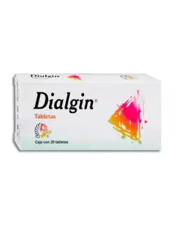 Dialgin® 200 mg/200 mg/50 mg/2 mg - 20 Tabletas | Collins