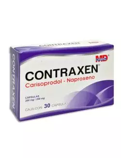 Contraxen® 200mg/250mg - 30 Cápsulas | Carisoprodol/Naproxeno | MD Liferpal