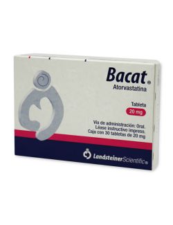 Bacat 20 Mg Con 30 Tabletas