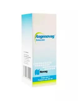 Angenovag® Solución - Frasco 20ml | Decalino/Enoxolona/Hidrocortisona/Lidocaina/Tirotricina | Novag