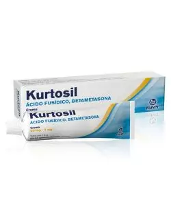 Kurtosil Crema 20mg/1mg - Tubo 15g | Ácido Fusídico + Betametasona | Maver