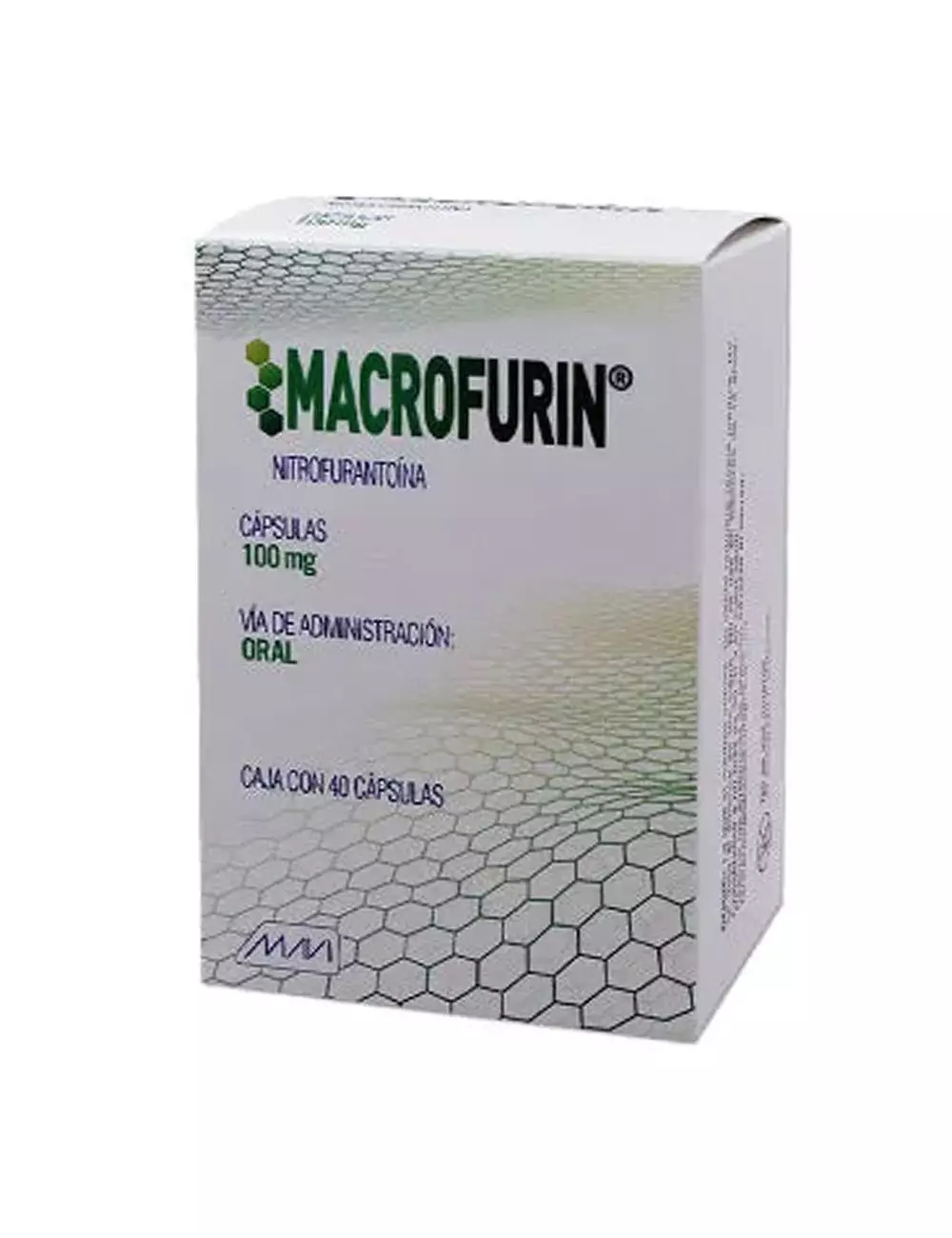 Macrofurin® 100mg - 40 Cápsulas | Nitrofurantoína | Laboratorio Mavi