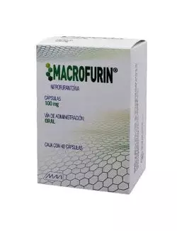 Macrofurin® 100mg - 40 Cápsulas | Nitrofurantoína | Laboratorio Mavi