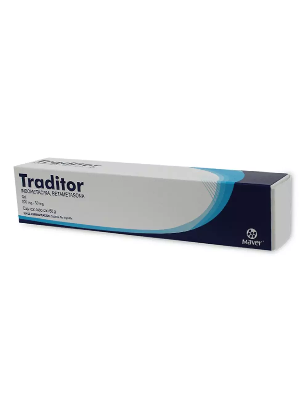 Traditor (500 mg/50 mg) - Tubo 60 g | Indometacina/Betametasona | Maver
