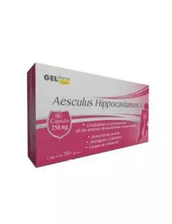 Aesculus Hippocastanum L 25 mg - 30 Cápsulas | Gel Pharma
