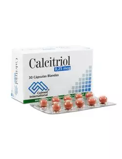 Calcitriol (0.25 mcg) - 30 Cápsulas Blandas | Colmed International