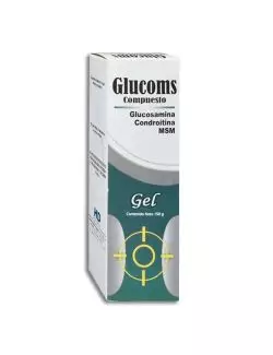 Glucoms Compuesto - Gel 150g | Glucosamina/Condroitina/MSM | HD Laboratorios