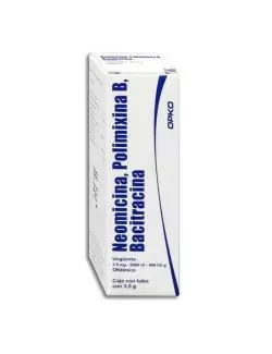 Neomicina/Polimixina B/Bacitracina Ungüento (3.5mg/5000UI-400UI/g) - Tubo 3.5g | Opko