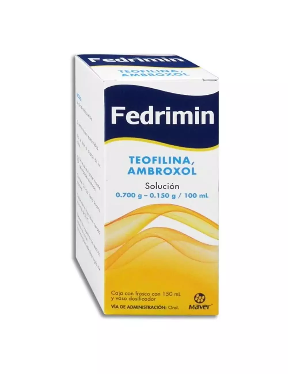 Fedrimin (0.7g-0.15g/100ml) - Frasco 150ml | Teofilina/Ambroxol | Maver