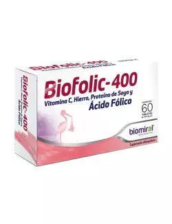 Biofolic 400 Biomiral 60 Tabletas