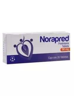 Norapred (50 mg) - 20 Tabletas | Prednisona | Brudifarma