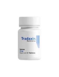 Tradaxin® 10 mg - 30 Tabletas | Cetirizina | SBL Pharmaceuticals