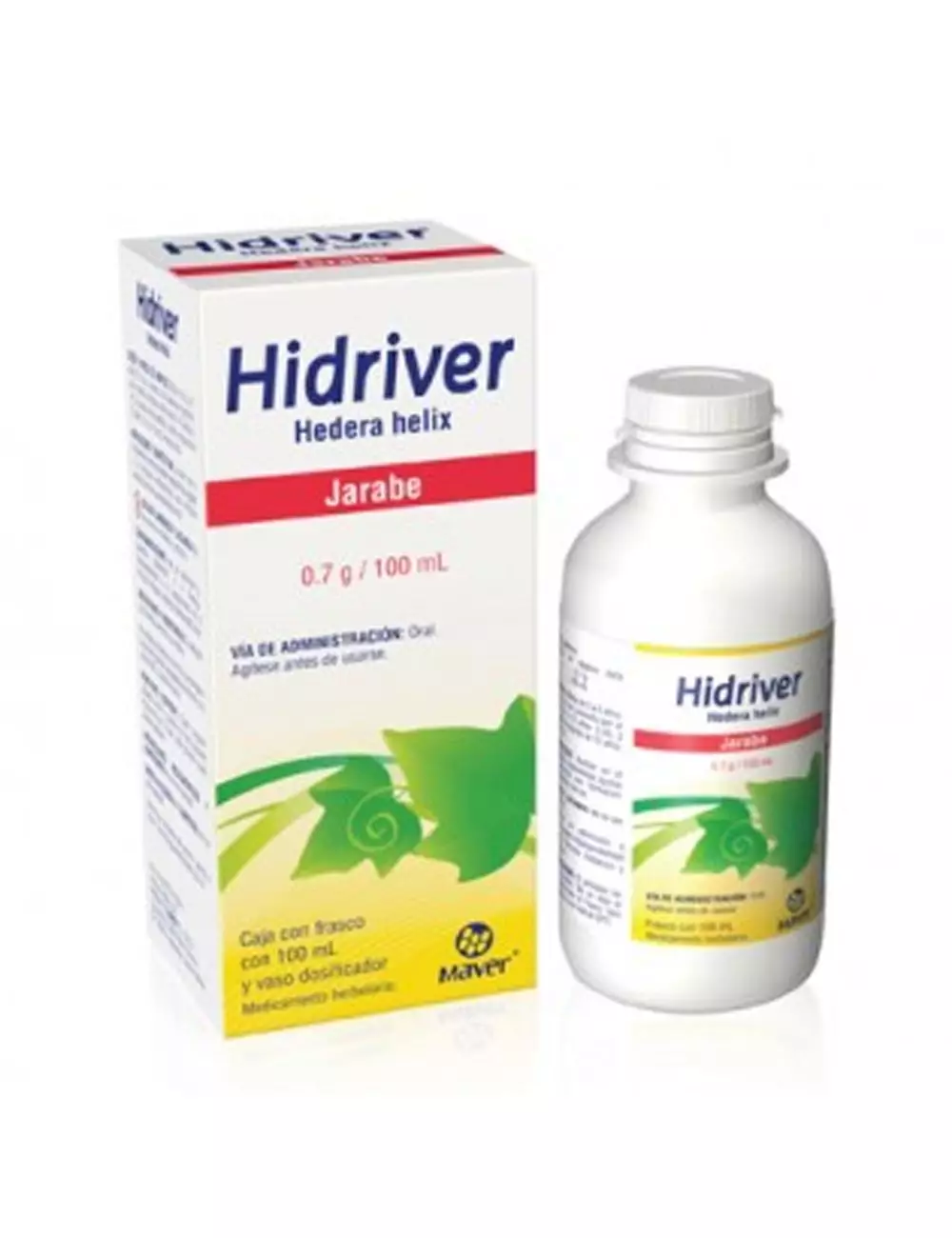 Hidriver Jarabe 0.7g/100ml - Frasco 100ml | Hedera Helix | Maver