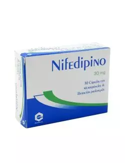Nifedipino 30 mg LP - 30 Cápsulas | Microgránulos de Liberación Prolongada | Expofarma
