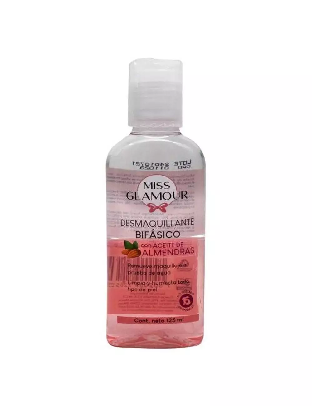 Miss Glamour Desmaquillante Bifásico Con Aceite De Almendras 125 ml