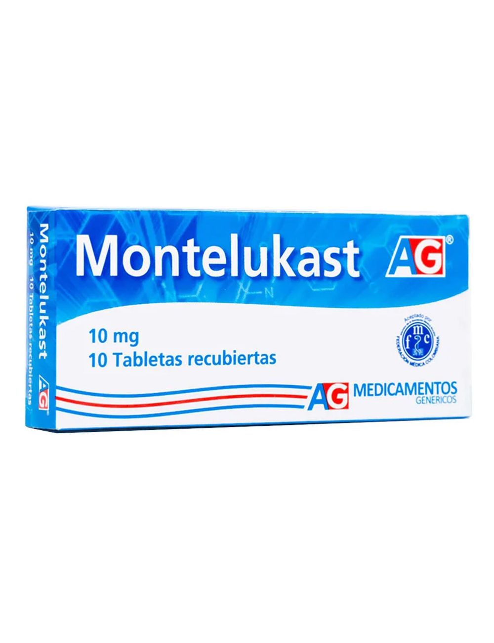 Montelukast 10 mg - 10 Tabletas Recubiertas | Montelukast | American Generics