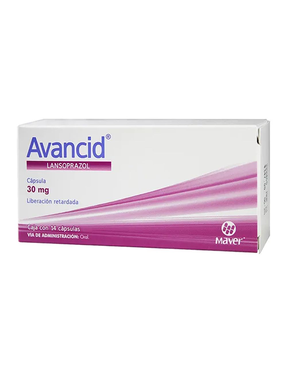 Avancid® 30 mg - 14 cápsulas | Lansoprazol | Laboratorio Maver