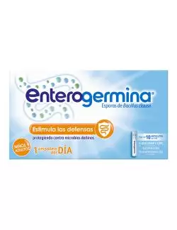 Enterogermina Probióticos 10 Ampolletas de 5 ml