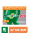 Buscapina Duo Analgésico 20 Tabletas con Hioscina 10 mg / Paracetamol 500 mg