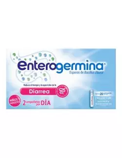 Enterogermina Probióticos 20 Ampolletas de 5 mlml c/u