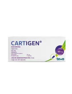 Cartigen 50 mg Caja Con 20 Cápsulas