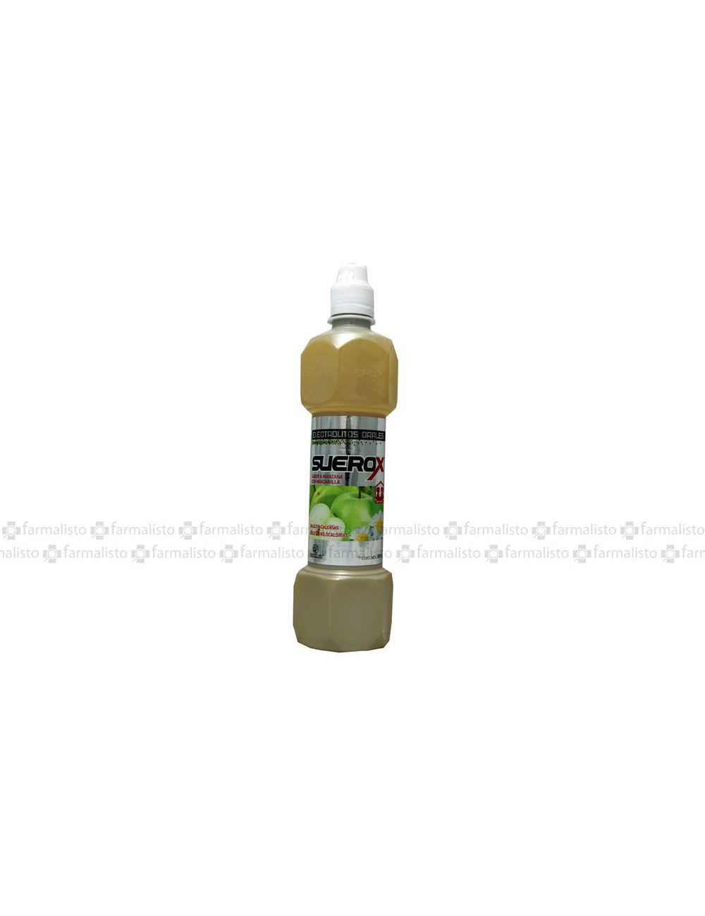 Suerox Botella Con 500 mL Sabor A Manzana Con Manzanilla