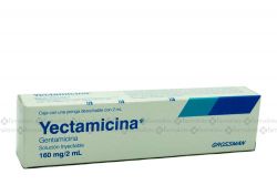 Yectamicina 160mg/2mL Caja Con 1 Jeringa Desechable Con 2 mL - RX2