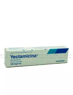 Yectamicina 160mg/2mL Caja Con 1 Jeringa Desechable Con 2 mL - RX2