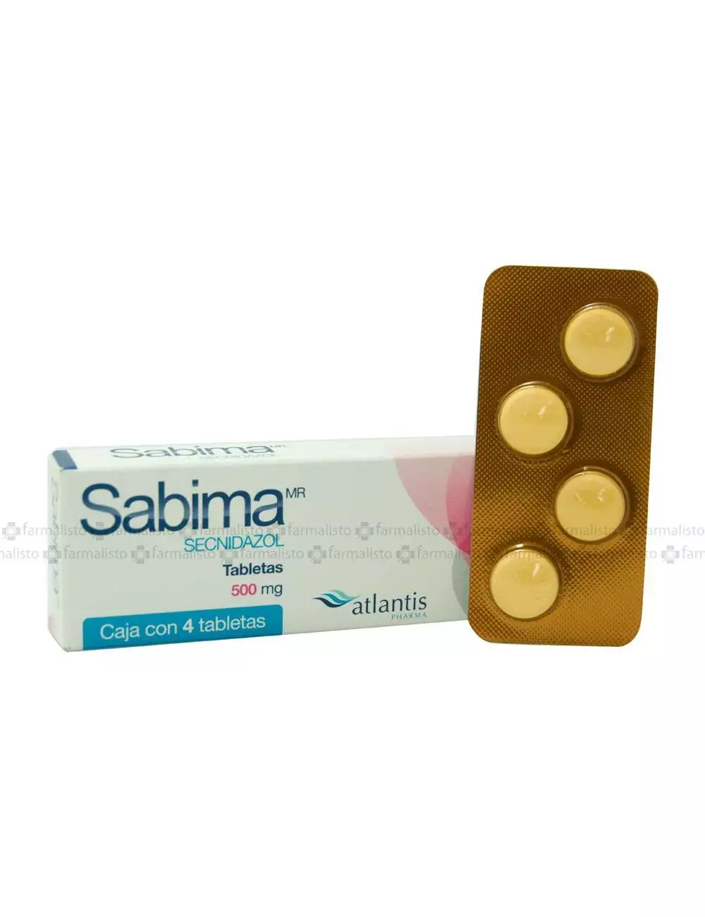 Sabima 500 mg Caja Con 4 Tabletas