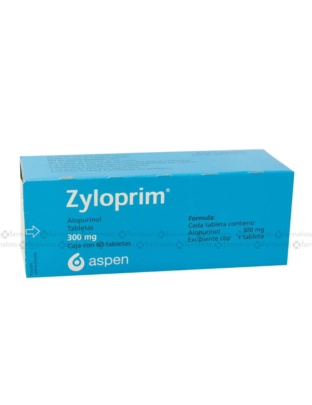 No Zyloprim 300 mg Caja Con 60 Tabletas