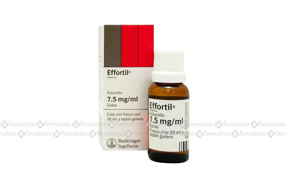 Effortil Solución 7.5 mg/ mL Caja Con Frasco Con 20 mL