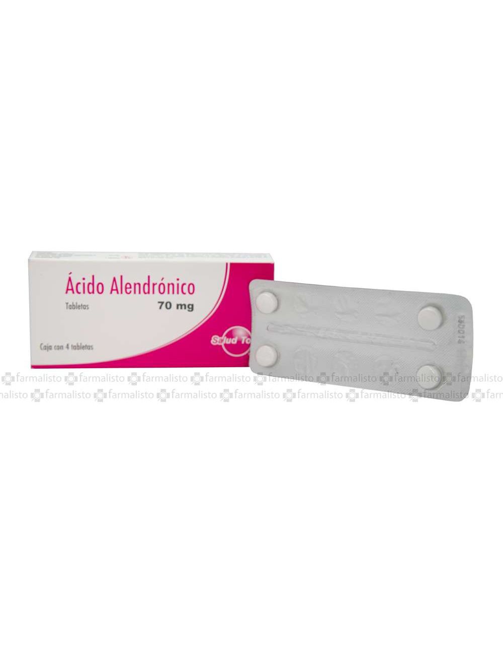 Ácido Alendrónico 70mg Caja Con 4 Tabletas
