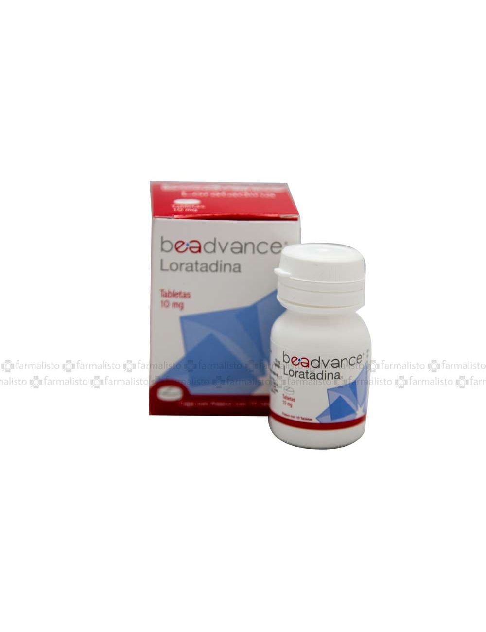 Be-Advance Loratadina 10 mg Caja Con Frasco Con 10 Tabletas