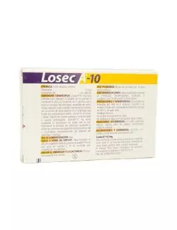 Losec A-10 10 mg Caja Con 7 Cápsulas