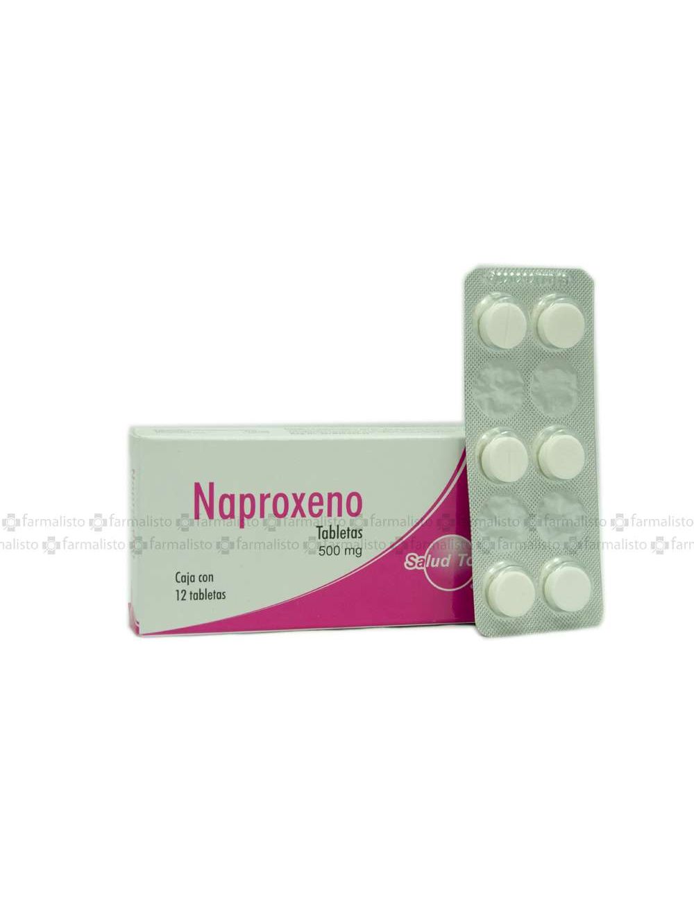 Naproxeno 500mg Caja Con 12 Tabletas
