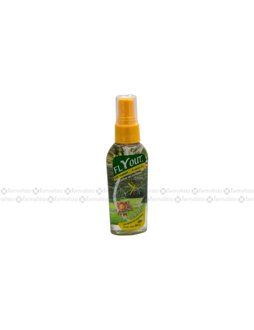 Flyout Repelente De Insectos Frasco Spray Con 60 mL